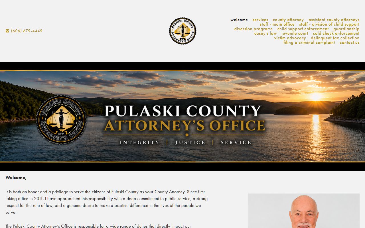 Pulaski County arrest records and court charges County Attorney